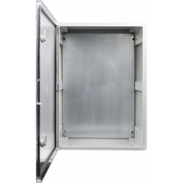 Ударостійкий корпус з АБС-пластику Аско-Укрем UBox 500x700x250мм (прозорі дверцята) - фото №3