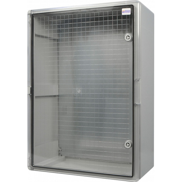 Ударостійкий корпус з АБС-пластику Аско-Укрем UBox 500x700x250мм (прозорі дверцята) - фото №4