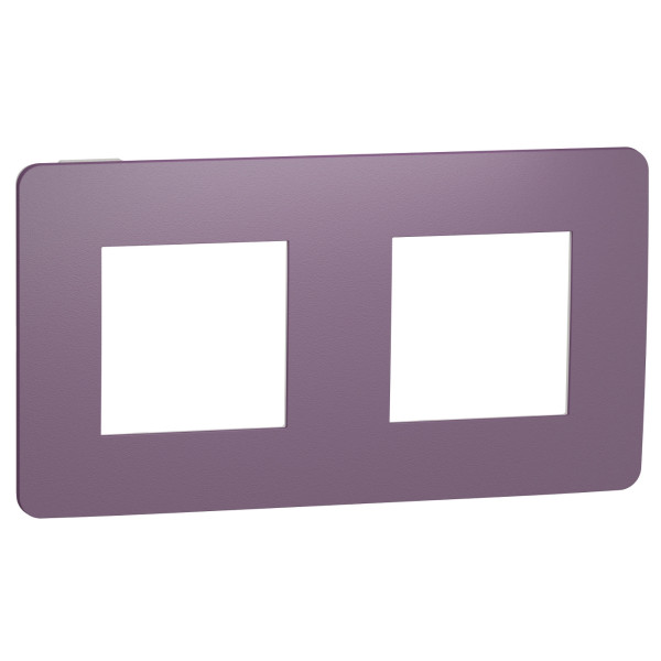 Двопостова рамка Schneider Electric NU280414 (ліловий/білий)