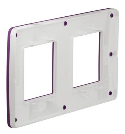 Двопостова рамка Schneider Electric NU280414 (ліловий/білий) - фото №3