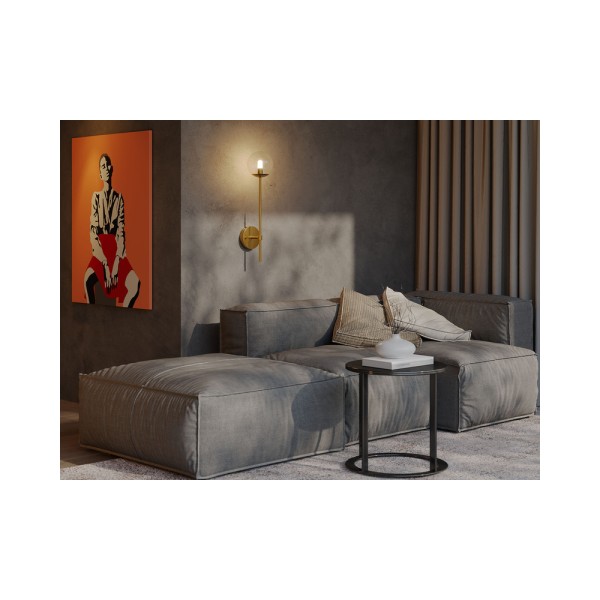 Бра, настінний світильник Pikart 28143-7 G9 1x60W IP20 золотий - фото №3