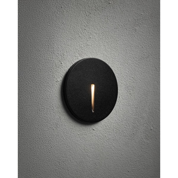 Светильник для подсветки лестницы/коридора Nowodvorski 11528 Abby LED 1x3W 3000K 10Lm IP54 черный - фото №1