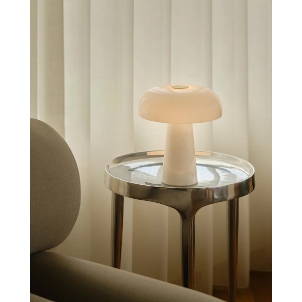 Настільна лампа Nordlux 2520015001 Glossy E14 1x15W IP20 біла - фото №1