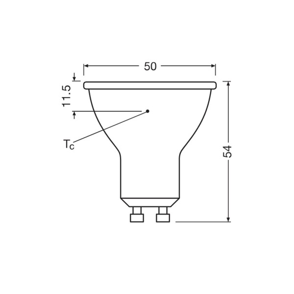 Светодиодная лампочка Osram 4099854457388 LED GU10 MR16 1x6.1W 2700K 575Lm IP20 - фото №3