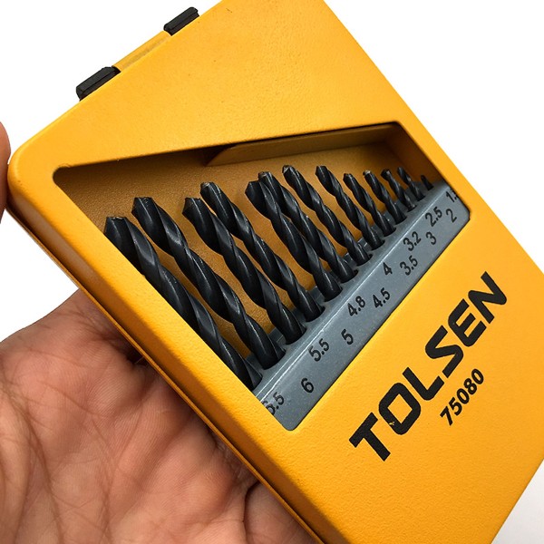 Набор сверл по металлу Tolsen (75080) 1.5-6.5мм (13шт) - фото №3