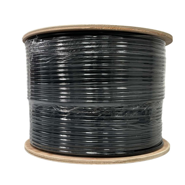 Сетевой кабель витая пара для наружных работ GEAR CAT.6 UTP-CCA-4Px2x0.51 Outdoor PVC+PE (305 м.) - фото №1