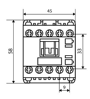 Мініконтактор Аско-Укрем ПМ 0-06-10 C7 36В LC1-K0610 (A0040010137) - фото №4