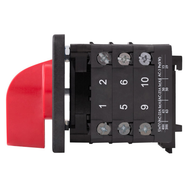 Переключатель щитовой E.NEXT 8837-200 LK63/3.323-SP/45 3p 1-0-2 63А - фото №2