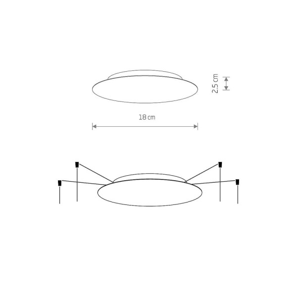 Потолочное основание для светильника Nowodvorski 10018 Cameleon Canopy A Mini 25W IP20 Bl - фото №1
