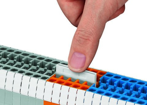 Двопровідна компактна клема Wago 870-901 TS35 (сіра) - фото №6