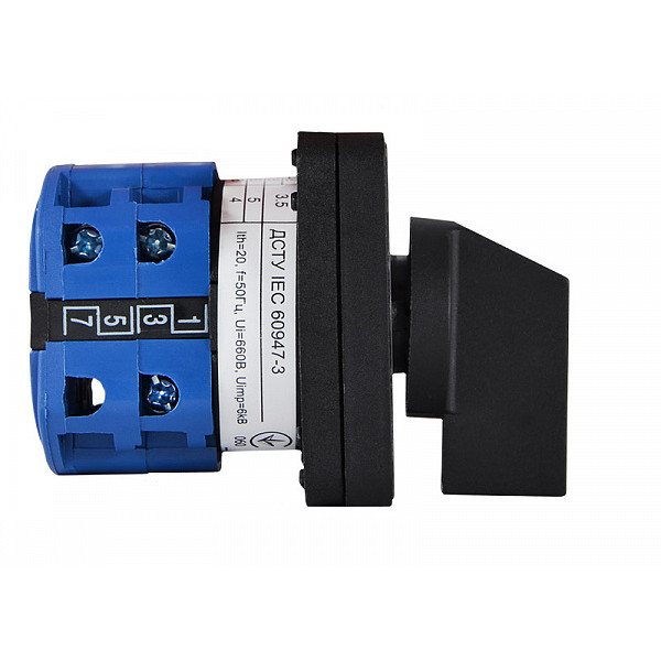 Пакетный переключатель Аско-Укрем ПКП SBI 1-0-2 2 полюса 20A/2.832 (A0110010053) - фото №1