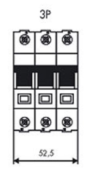 Головний вимикач навантаження Schrack BZ900223 125А 3P - фото №4