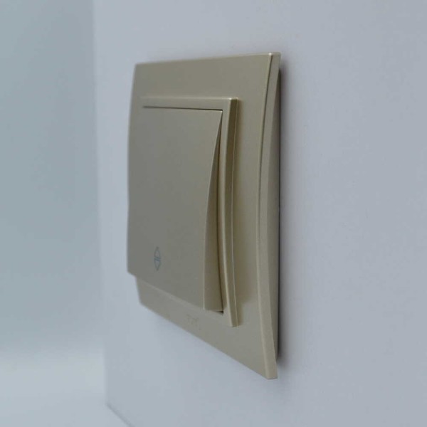 Выключатель ELBI ZENA Silverline титан 1кл проходной без рамки ( 609-011400-209 ) - фото №2