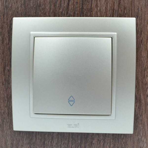 Выключатель ELBI ZENA Silverline титан 1кл проходной без рамки ( 609-011400-209 ) - фото №7