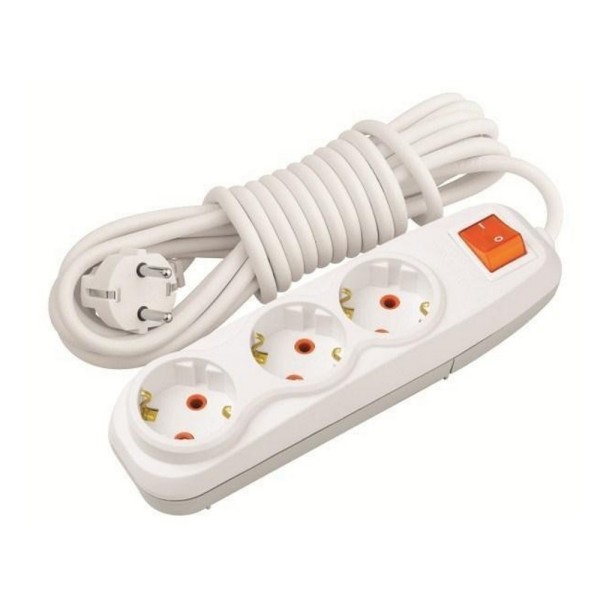 Удлинитель Nilson 3р 3м с заземлением с выключателем ( 43131103 )