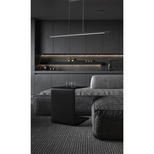 Люстра Reality 340701-30 Branson Led 1x18W 4000K 1440Lm IP20 Чорна - фото №2