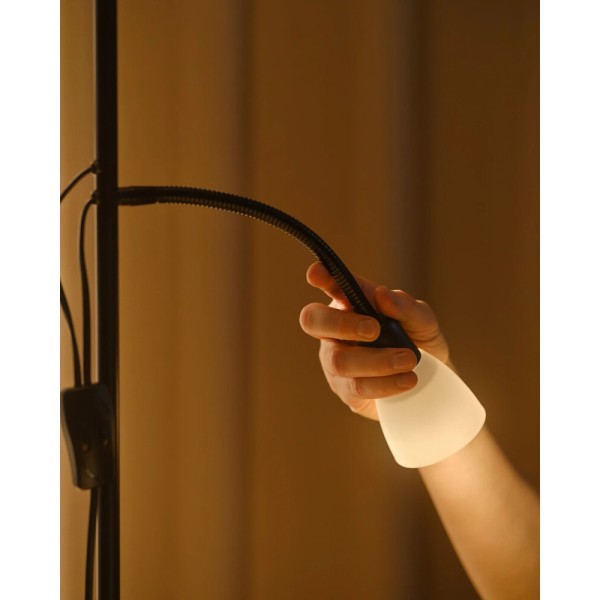 Торшер Nordlux 2512554003 Lauria E27+E14 1+1x40W+15W IP20 черный - фото №2