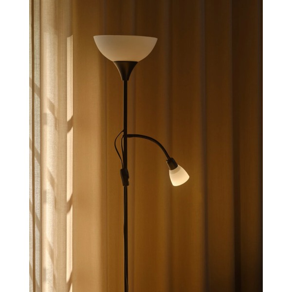 Торшер Nordlux 2512554003 Lauria E27+E14 1+1x40W+15W IP20 черный - фото №3