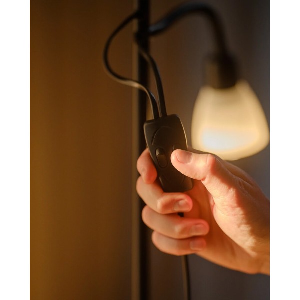 Торшер Nordlux 2512554003 Lauria E27+E14 1+1x40W+15W IP20 черный - фото №4