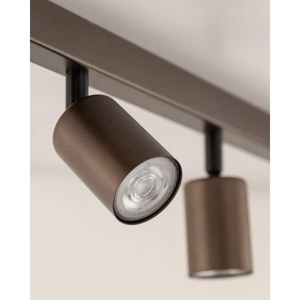 Светильник поворотный, спот TK Lighting 6183 Top GU10 6x10W IP20 коричневый - фото №1