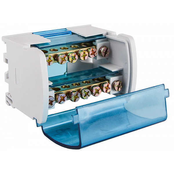 Нульова шина Аско-Укрем VC-207 в корпусі 2x7 отворів (A0150120018) - фото №2