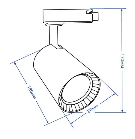 Шинный светильник Feron AL102 12Вт 2700К COB (белый) - фото №10