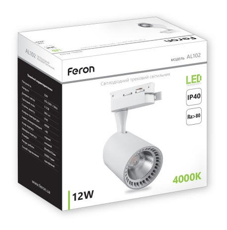 Шинный светильник Feron AL102 12Вт 2700К COB (белый) - фото №8