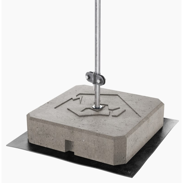 Блискавкоприймач Leo Lightman 1,5м Al з бетонною основою (407156) - фото №2