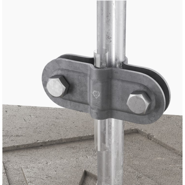 Блискавкоприймач Leo Lightman 1,5м Al з бетонною основою (407156) - фото №3