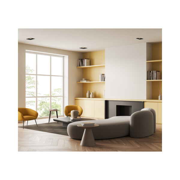 Точечный светильник Italux DL-61903C-BK Naru GU10 1x10W IP20 Bk - фото №1