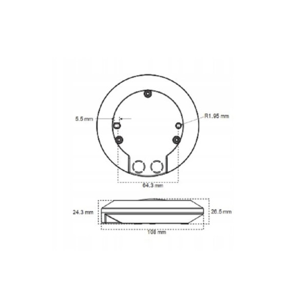 Датчик движения Goldlux 318756 ES-M15B Led IP20 Wh - фото №1