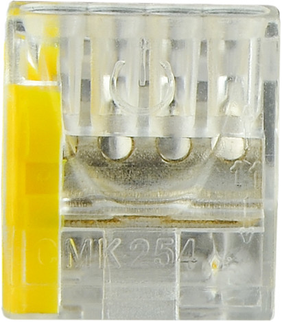 Клеммник Аско-Укрем CMK-254Х желтый (A0130010091) - фото №2