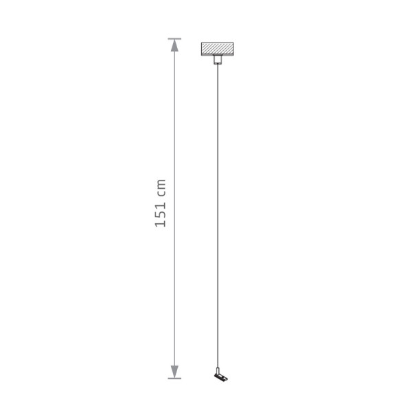 Комплект підвіски для магнітної системи Nowodvorski 11744 NANO-LVM Suspension Kit IP20 чорний - фото №1