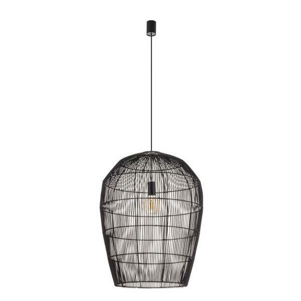 Подвесной светильник, люстра Nowodvorski 11168 Haiti L E27 1x25W IP20 черный