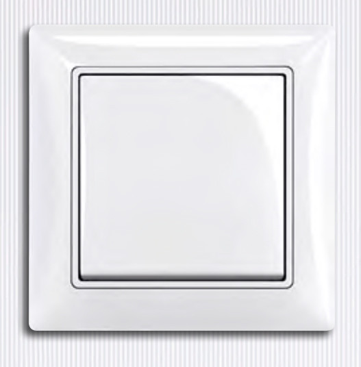 Проходной выключатель ABB Basic 55 2006/6 UC-94-507 (альпийский белый) - фото №1