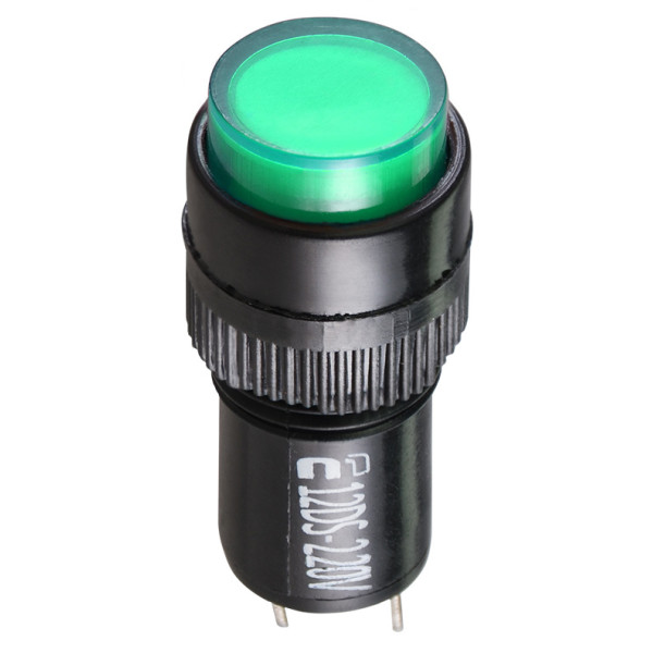 Сигнальна арматура Аско-Укрем AD22E-12DS 220В АС зелена (A0140030190) - фото №1