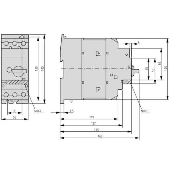 Автомат для защиты двигателя Eaton Moeller PKZM4-40 - фото №4