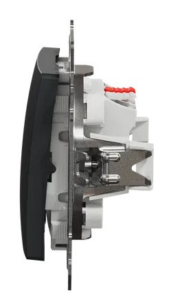 Перехресний перемикач Schneider Electric Sedna Design & Elements чорний SDD114107 - фото №1