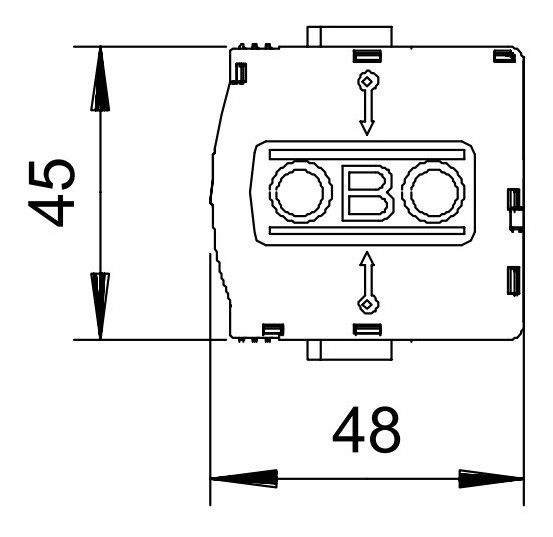 Сменная вставка OBO Bettermann (5097053) V25-B+C 0-280 - фото №1