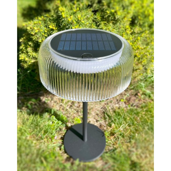 Уличный светильник на солнечной батарее Zuma Line 5905316666368 Bluet LED 1x2.5W 2700K 200Lm IP44 черный - фото №1