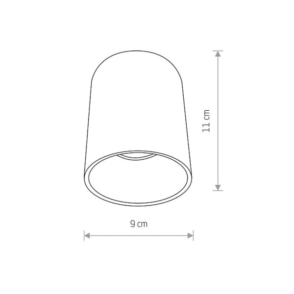 Точечный светильник Nowodvorski 8931 Eye tone GU10 1x10W IP20 Черный - фото №1