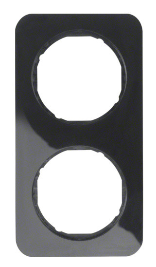 Рамка 2-местная, черная Berker R.1