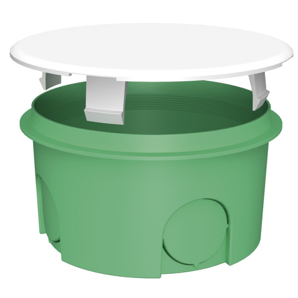 Монтажна коробка для суцільних стін Plank Electrotechnic BOXES MB101 (PLK6101500) типу МВ 70х40мм (салатова)