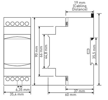 Реле контролю фаз Tense GKM-02 (без контролю нуля) - фото №1