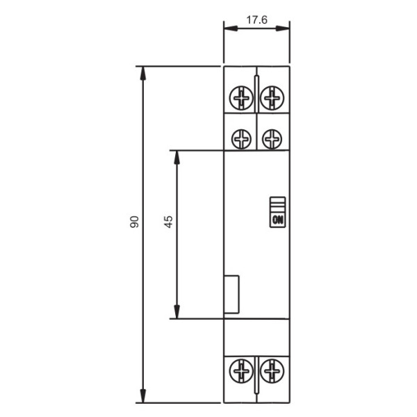 Контактор ETI 002464040 R 20-20-R 230V AC 20A (AC1) с ручным управлением - фото №1