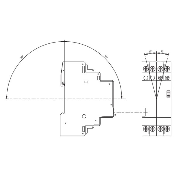 Контактор ETI 002464040 R 20-20-R 230V AC 20A (AC1) с ручным управлением - фото №3