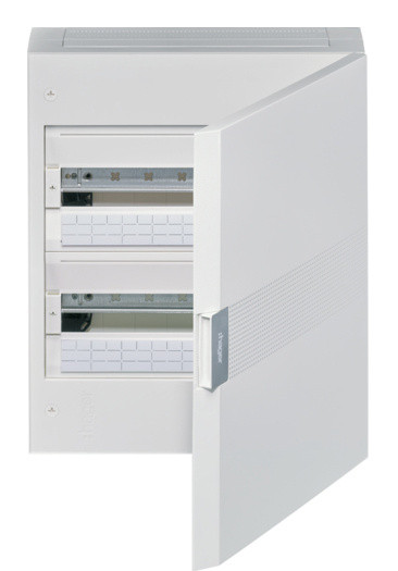 Електрощит Hager Vega VB218PB 36M з білими дверцятами