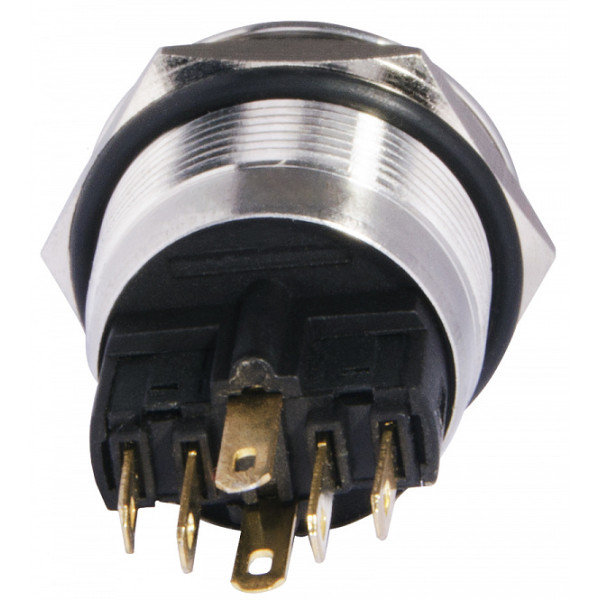 Кнопка Аско-Укрем TYJ 22-271 1NO+1NC 24В з підсвічуванням червона (A0140010142) - фото №1