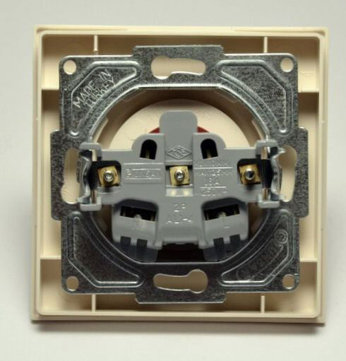 Розетка без з/к Gunsan Eqona крем - фото №2