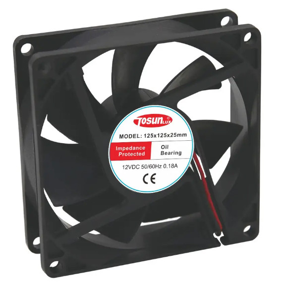 Щитовий вентилятор TOSUNlux 120x120x38 22Вт 230В АС (6940151046431)